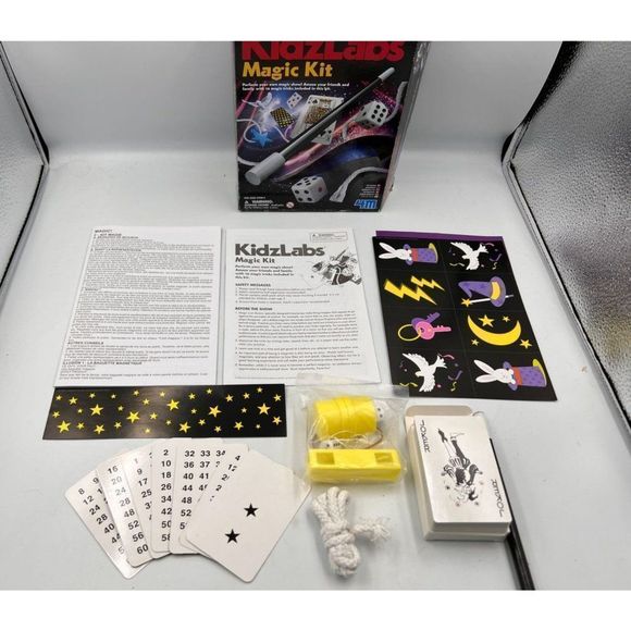 4M Kidz Labz Magic Kit Tricks Assortment Toy Over Age 8 - Picture 6 of 16
